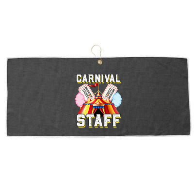Carnival Staff Circus Event Security Ringmaster Lover Cute Large Microfiber Waffle Golf Towel