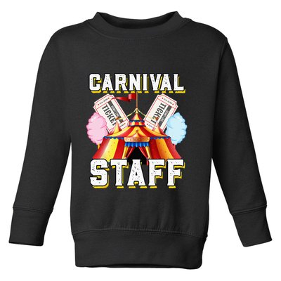 Carnival Staff Circus Event Security Ringmaster Lover Cute Toddler Sweatshirt