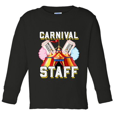 Carnival Staff Circus Event Security Ringmaster Lover Cute Toddler Long Sleeve Shirt