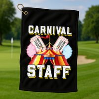 Carnival Staff Circus Event Security Ringmaster Lover Cute Golf Towel
