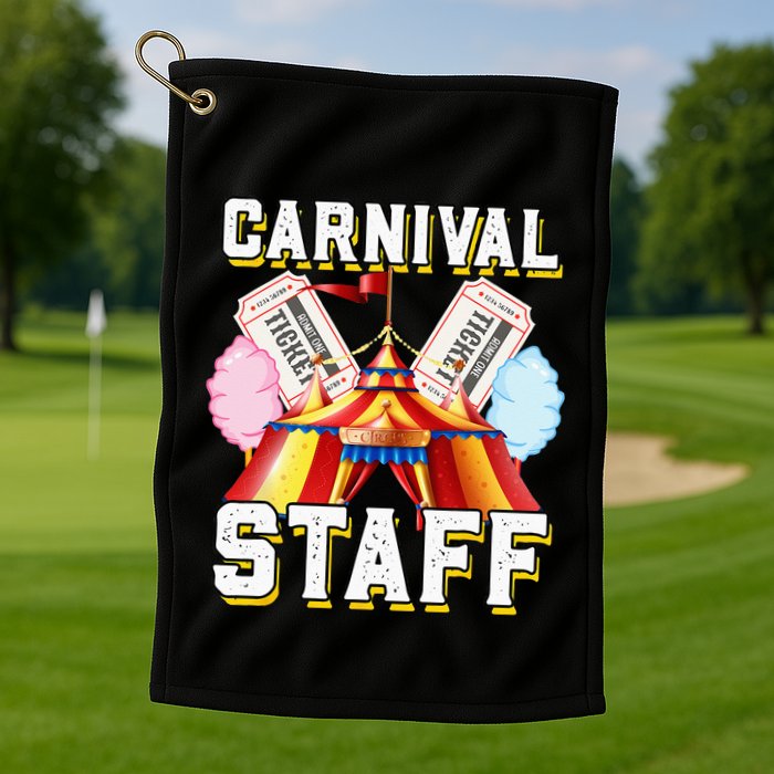 Carnival Staff Circus Event Security Ringmaster Lover Cute Golf Towel