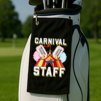 Carnival Staff Circus Event Security Ringmaster Lover Cute Golf Towel