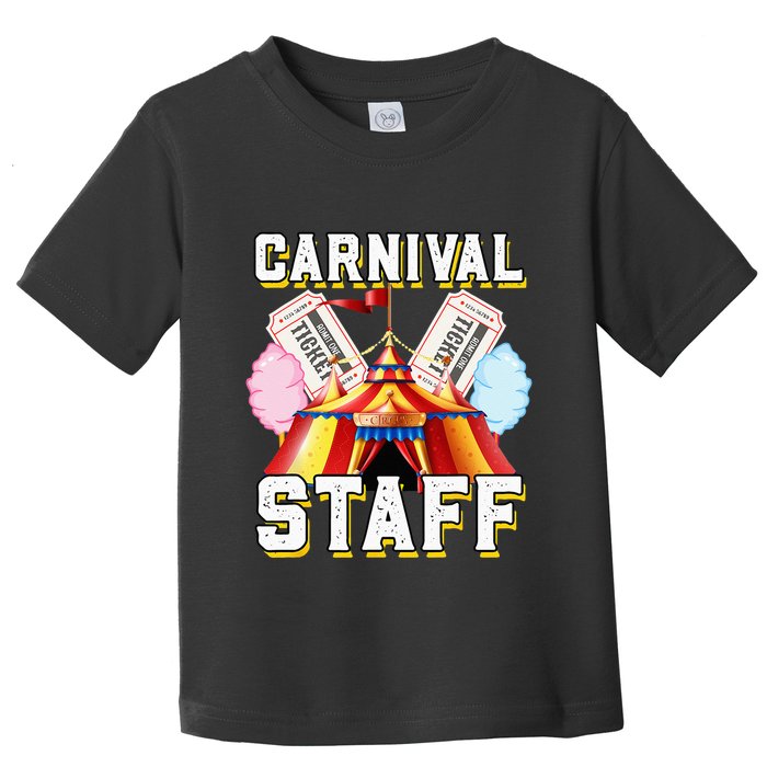 Carnival Staff Circus Event Security Ringmaster Lover Cute Toddler T-Shirt