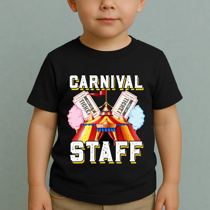 Carnival Staff Circus Event Security Ringmaster Lover Cute Toddler T-Shirt