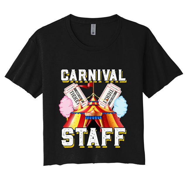 Carnival Staff Circus Event Security Ringmaster Lover Cute Crop Top