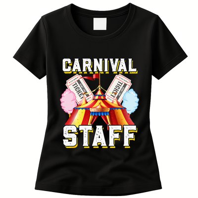 Carnival Staff Circus Event Security Ringmaster Lover Cute Womens T-Shirt