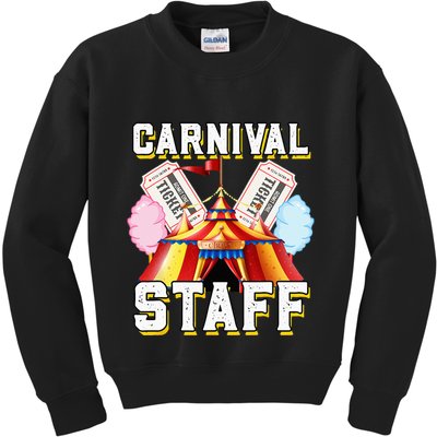 Carnival Staff Circus Event Security Ringmaster Lover Cute Kids Sweatshirt