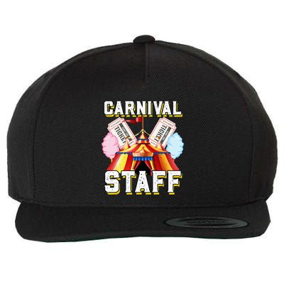 Carnival Staff Circus Event Security Ringmaster Lover Cute Wool Snapback Cap