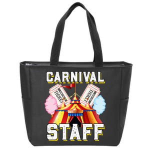 Carnival Staff Circus Event Security Ringmaster Lover Cute Zip Tote Bag