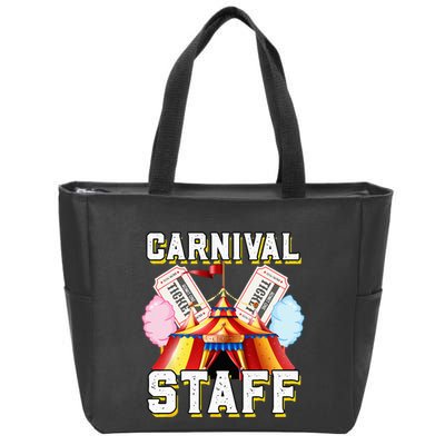 Carnival Staff Circus Event Security Ringmaster Lover Cute Zip Tote Bag