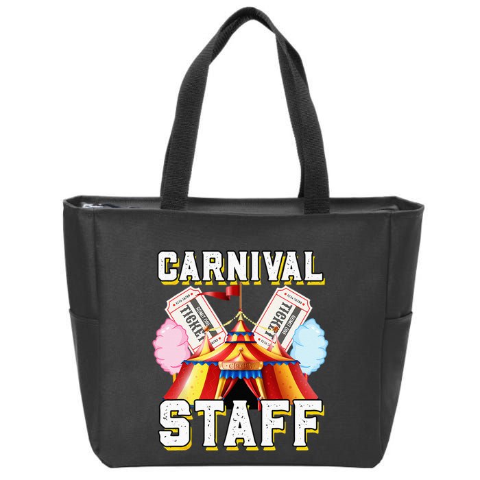 Carnival Staff Circus Event Security Ringmaster Lover Cute Zip Tote Bag