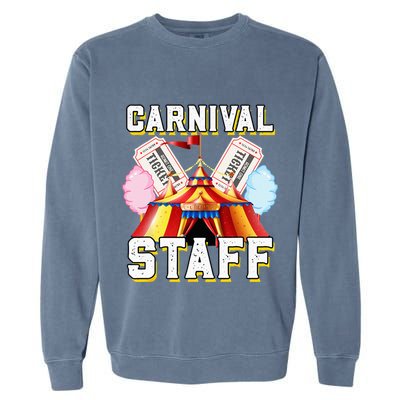 Carnival Staff Circus Event Security Ringmaster Lover Cute Garment-Dyed Sweatshirt