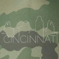 Cincinnati Skyline City View Legacy Tie Dye Trucker Hat