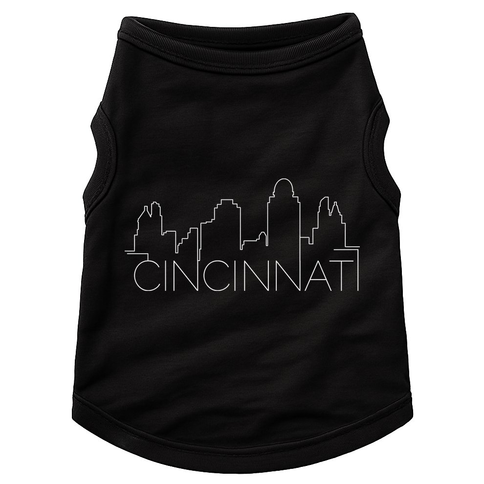 Cincinnati Skyline City View Doggie Tank