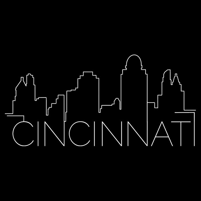 Cincinnati Skyline City View Performance Shirt