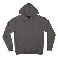 Cincinnati Skyline City View Hoodie