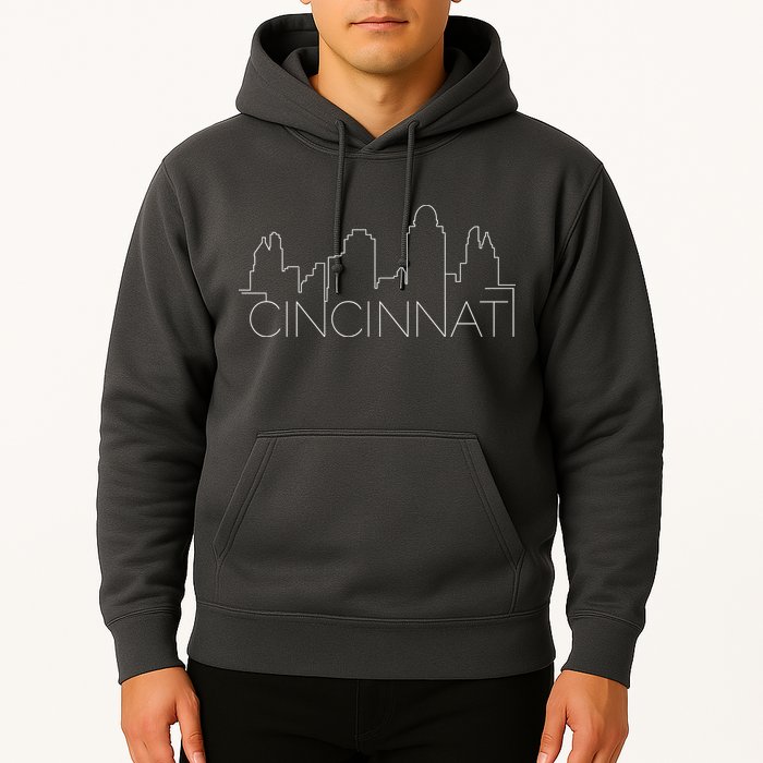 Cincinnati Skyline City View Hoodie