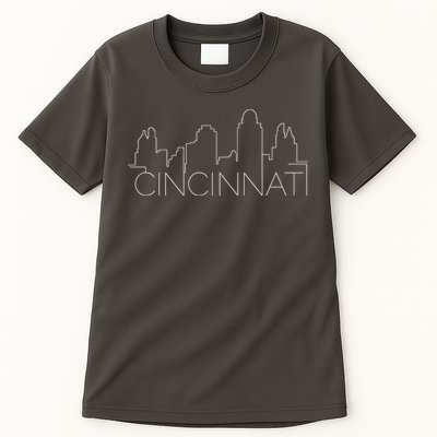 Cincinnati Skyline City View Tall T-Shirt