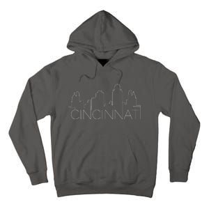 Cincinnati Skyline City View Tall Hoodie