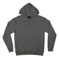 Cincinnati Skyline City View Tall Hoodie