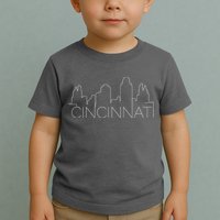 Cincinnati Skyline City View Toddler T-Shirt