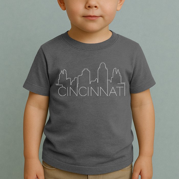 Cincinnati Skyline City View Toddler T-Shirt
