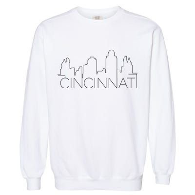 Cincinnati Skyline City View Garment-Dyed Sweatshirt