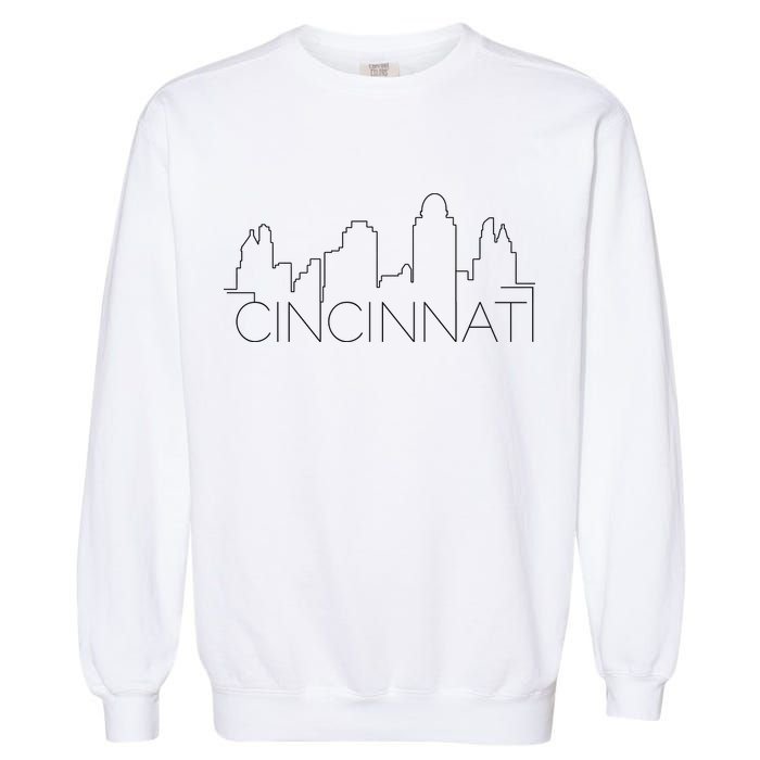 Cincinnati Skyline City View Garment-Dyed Sweatshirt