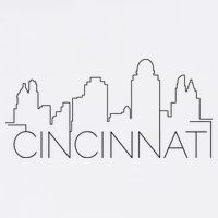 Cincinnati Skyline City View Garment-Dyed Sweatshirt