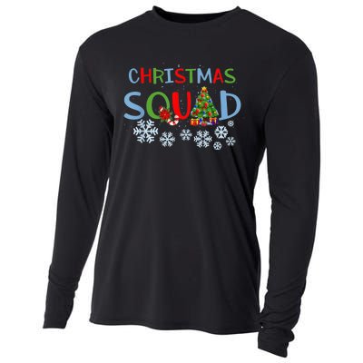 Christmas Squad Christmas Matching Funny Family Pajama Cute Cooling Performance Long Sleeve Crew