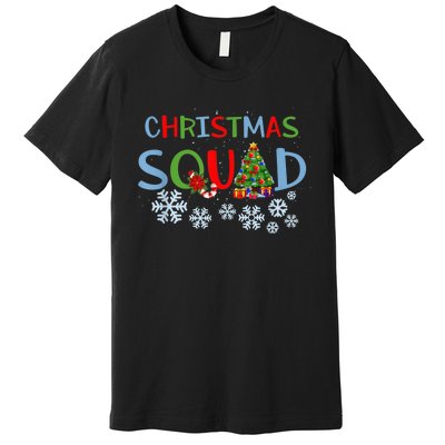 Christmas Squad Christmas Matching Funny Family Pajama Cute Premium T-Shirt