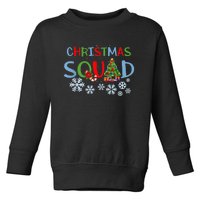 Christmas Squad Christmas Matching Funny Family Pajama Cute Toddler Sweatshirt