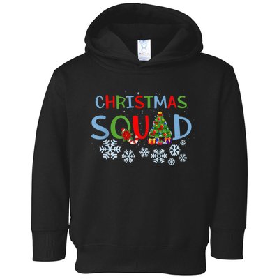 Christmas Squad Christmas Matching Funny Family Pajama Cute Toddler Hoodie