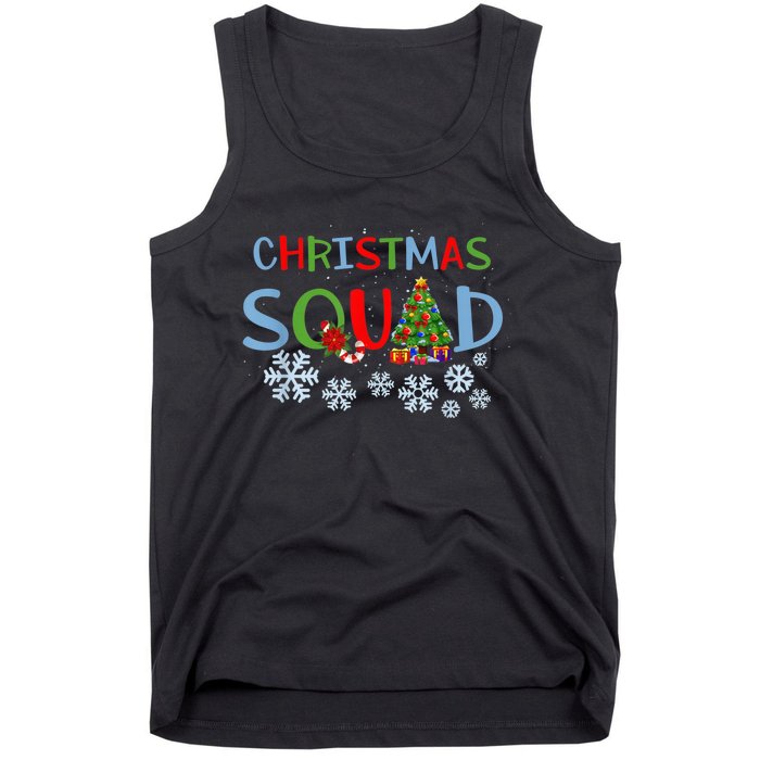 Christmas Squad Christmas Matching Funny Family Pajama Cute Tank Top