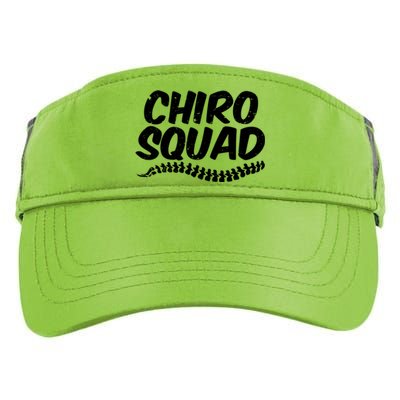 Chiro Squad Chiropractic Funny Chiropractor Novelty Humor Cool Gift Adult Drive Performance Visor