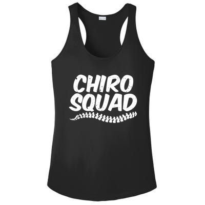 Chiro Squad Chiropractic Funny Chiropractor Novelty Humor Cool Gift Ladies PosiCharge Competitor Racerback Tank