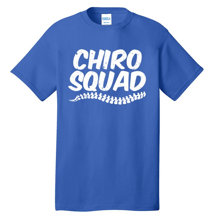 Chiro Squad Chiropractic Funny Chiropractor Novelty Humor Cool Gift Tall T-Shirt