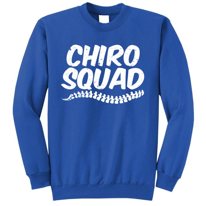 Chiro Squad Chiropractic Funny Chiropractor Novelty Humor Cool Gift Tall Sweatshirt