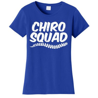 Chiro Squad Chiropractic Funny Chiropractor Novelty Humor Cool Gift Women's T-Shirt