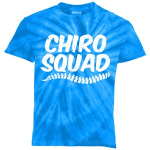 Chiro Squad Chiropractic Funny Chiropractor Novelty Humor Cool Gift Kids Tie-Dye T-Shirt