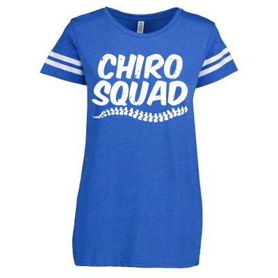 Chiro Squad Chiropractic Funny Chiropractor Novelty Humor Cool Gift Enza Ladies Jersey Football T-Shirt