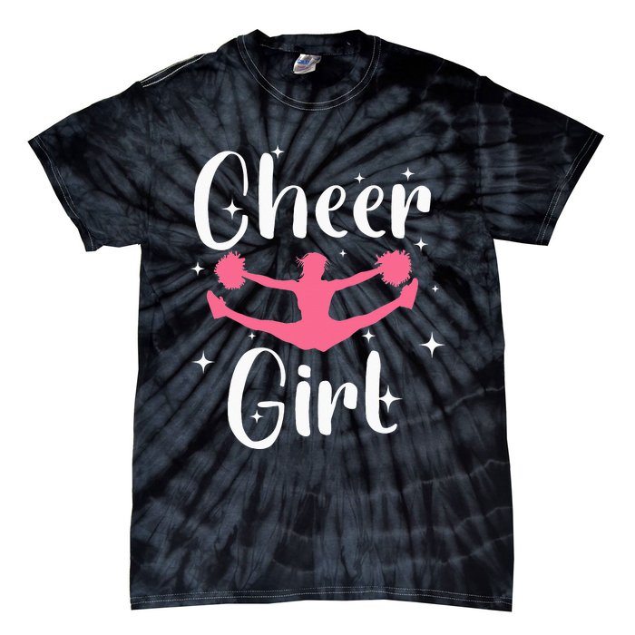 Cheer Squad Cheerleading Funny Cheerleader Tie-Dye T-Shirt