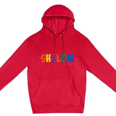 Colorful Shalom Premium Pullover Hoodie