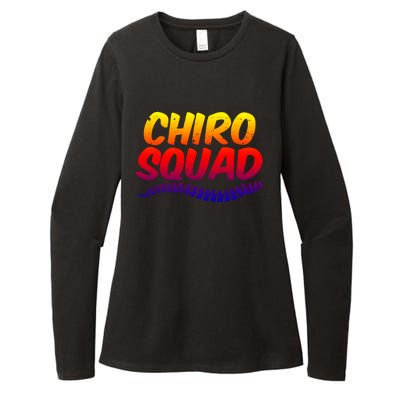 Chiro Squad Chiropractic Funny Chiropractor Novelty Humor Gift Womens CVC Long Sleeve Shirt