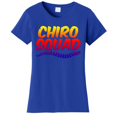 Chiro Squad Chiropractic Funny Chiropractor Novelty Humor Gift Women's T-Shirt