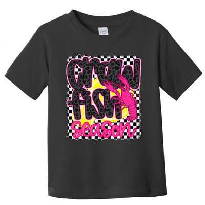 Crawfish Season Crawfish Boil Lobster Cajun Toddler T-Shirt