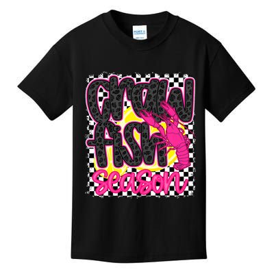 Crawfish Season Crawfish Boil Lobster Cajun Kids T-Shirt