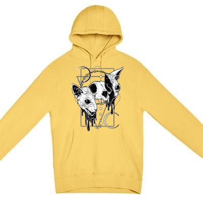 Cosmic Sphynx Premium Pullover Hoodie