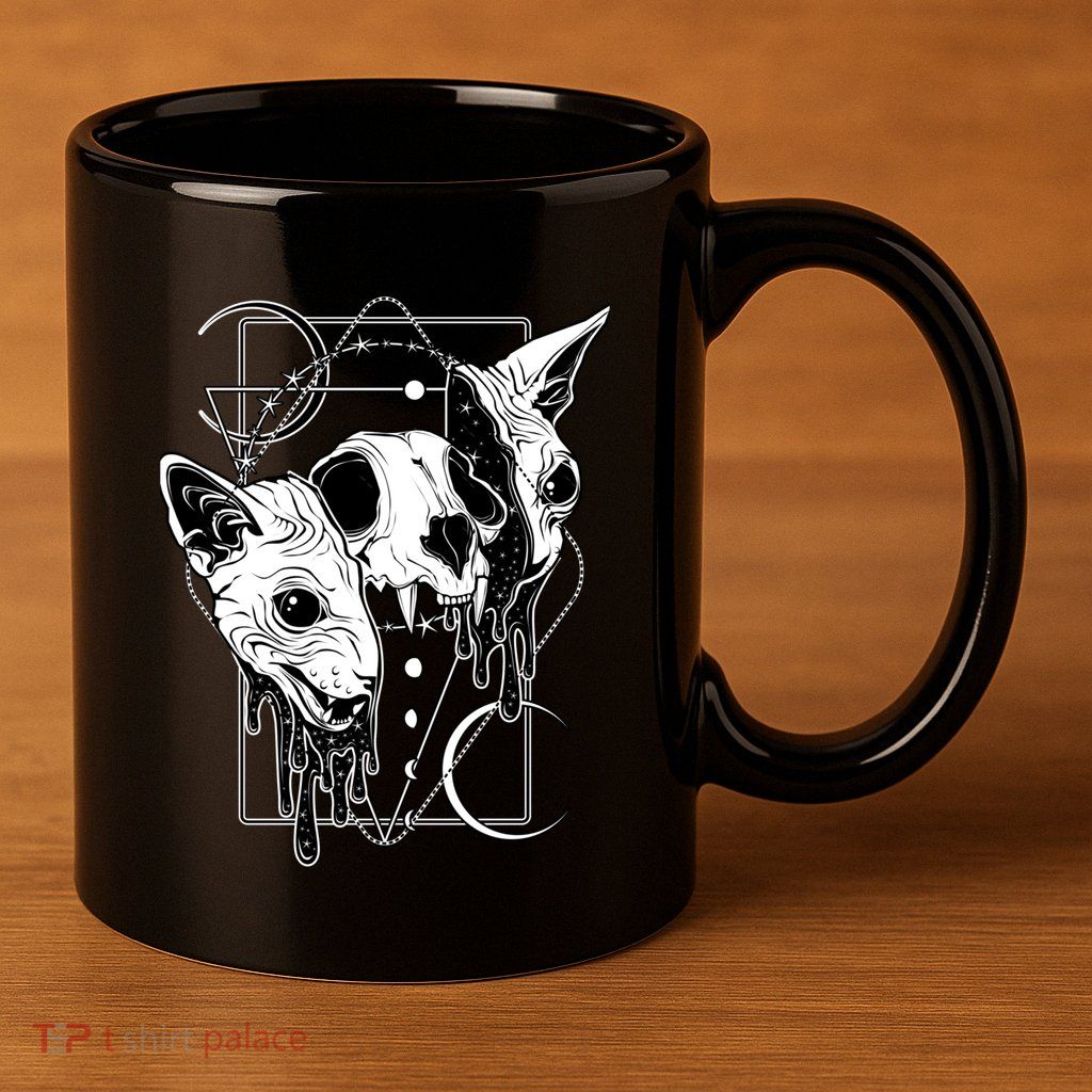 Cosmic Sphynx 11oz C Handle Ceramic Mug
