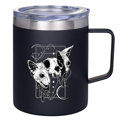 Cosmic Sphynx 12oz Stainless Steel Coffee Mug